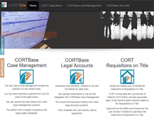 Tablet Screenshot of cortsite.com